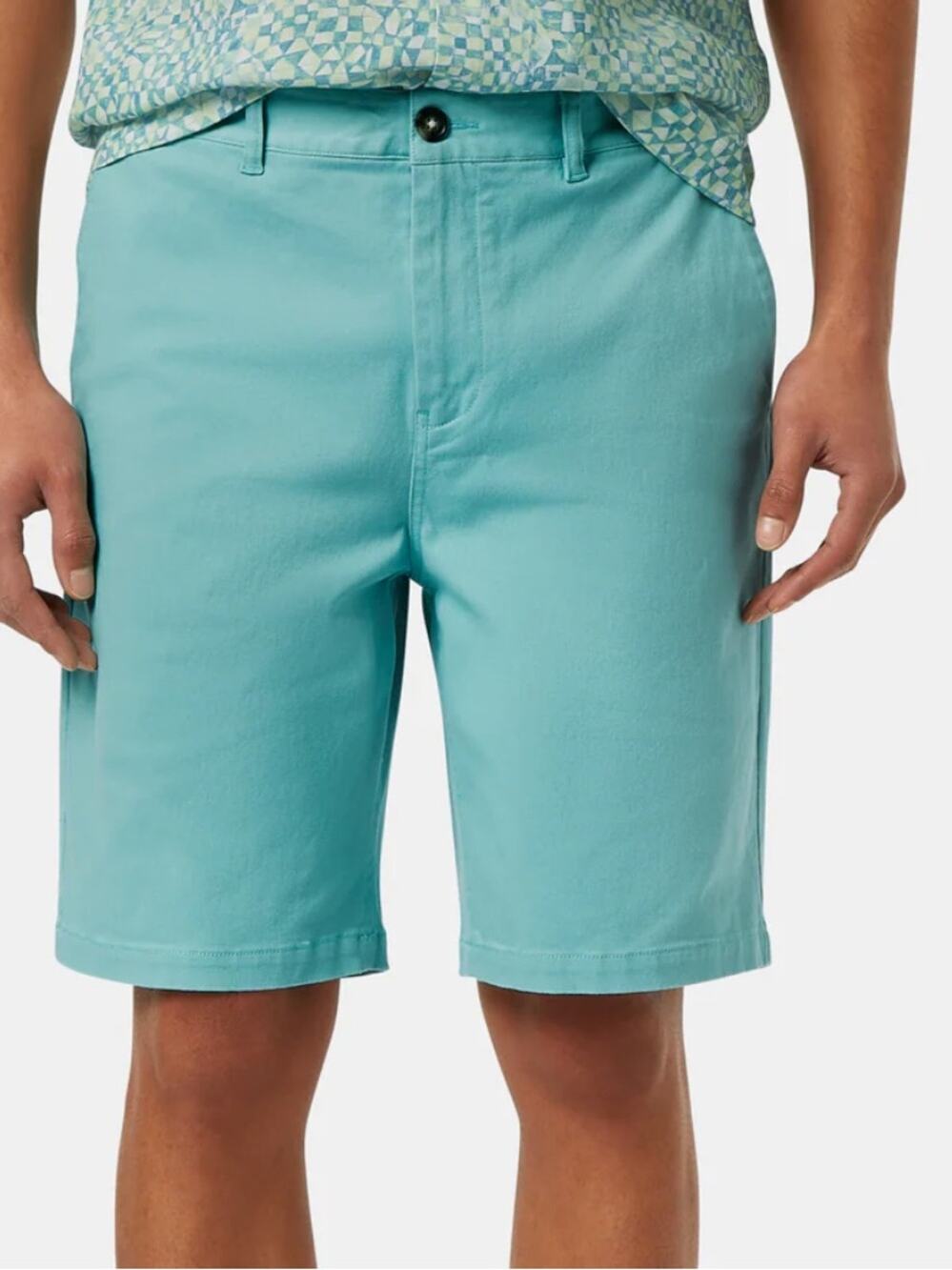 Scotch & Soda Teal Blue Stuart Chino Shorts